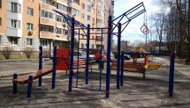 Площадка для воркаута в городе Красногорск №6515 Маленькая Современная фото