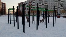Площадка для воркаута в городе Кемерово №7960 Средняя Хомуты фото
