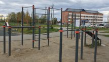 Площадка для воркаута в городе Усинск №10179 Маленькая Хомуты фото