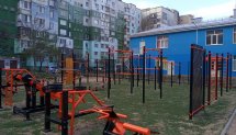 Площадка для воркаута в городе Симферополь №11325 Средняя Хомуты фото