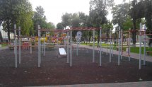 Площадка для воркаута в городе Тула №5228 Средняя Современная фото