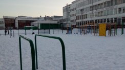 Площадка для воркаута в городе Кемерово №7958 Средняя Современная фото