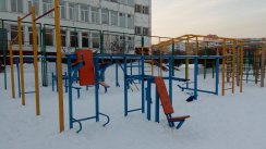 Площадка для воркаута в городе Кемерово №7958 Средняя Современная фото