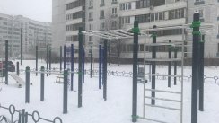 Площадка для воркаута в городе Электросталь №8138 Средняя Современная фото