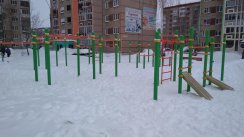 Площадка для воркаута в городе Ижевск №9380 Средняя Хомуты фото