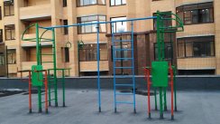 Площадка для воркаута в городе Новосибирск №9521 Средняя Современная фото