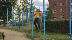 Площадка для воркаута в городе Копенгаген №9940 Большая Современная фото