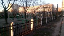 Площадка для воркаута в городе Комсомольск №10437 Большая Советская фото