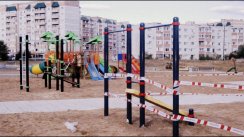 Площадка для воркаута в городе Новотроицк №11228 Средняя Хомуты фото