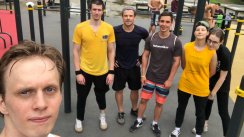 Открытая тренировка участников SOTKA и воркаутеров (Москва)