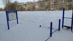 Площадка для воркаута в городе Ярославль №12352 Маленькая Современная фото