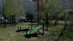 Площадка для воркаута в городе Тюмень №12401 Большая Современная фото