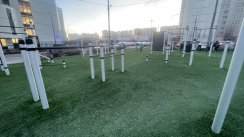 Площадка для воркаута в городе Москва №13083 Большая Современная фото