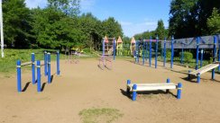 Площадка для воркаута в городе Рыбинск №13103 Средняя Современная фото