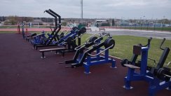 Площадка для воркаута в городе Челябинск №13125 Большая Современная фото