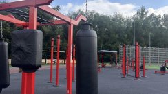 Площадка для воркаута в городе Москва №13189 Большая Современная фото