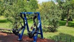 Площадка для воркаута в городе Красноярск №13211 Большая Современная фото