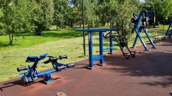 Площадка для воркаута в городе Красноярск №13211 Большая Современная фото