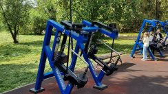 Площадка для воркаута в городе Красноярск №13211 Большая Современная фото