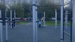 Площадка для воркаута в городе Москва №13212 Средняя Современная фото