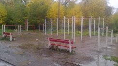 Площадка для воркаута в городе Артёмовский №1829 Средняя Современная фото