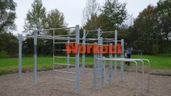 Площадка для воркаута в городе Дельбрюк №3878 Средняя Современная фото