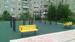 Площадка для воркаута в городе Мурманск №2359 Средняя Хомуты фото