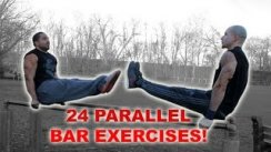 24 Parallel Bar Exercises For You To Try!