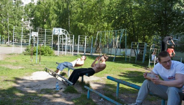 Площадка для воркаута в городе Балашиха №2055 Большая Советская фото