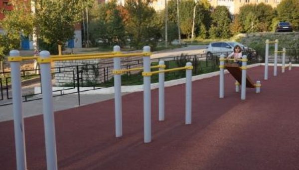 Площадка для воркаута в городе Калуга №2452 Средняя Хомуты фото
