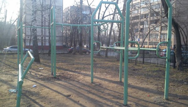 Площадка для воркаута в городе Балашиха №2064 Маленькая Советская фото