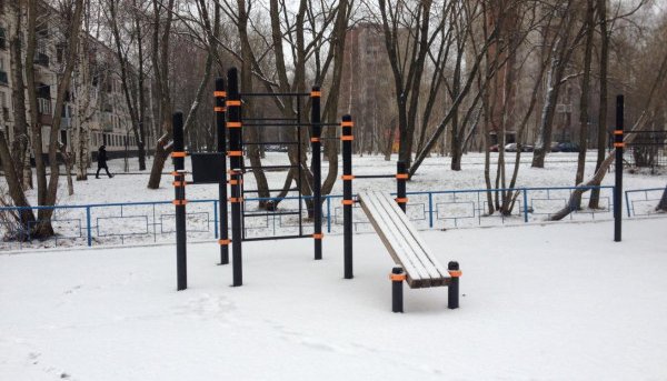 Площадка для воркаута в городе Санкт-Петербург №2605 Маленькая Хомуты фото
