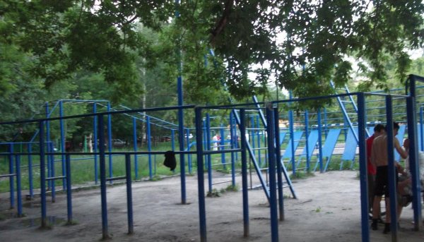 Площадка для воркаута в городе Нижний Новгород №863 Большая Современная фото