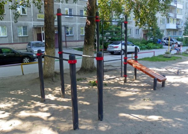 Площадка для воркаута в городе Новосибирск №5437 Маленькая Хомуты фото