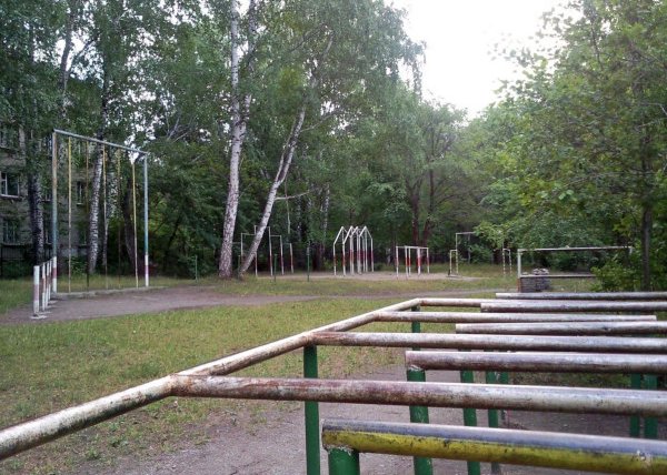 Площадка для воркаута в городе Новосибирск №1121 Средняя Советская фото
