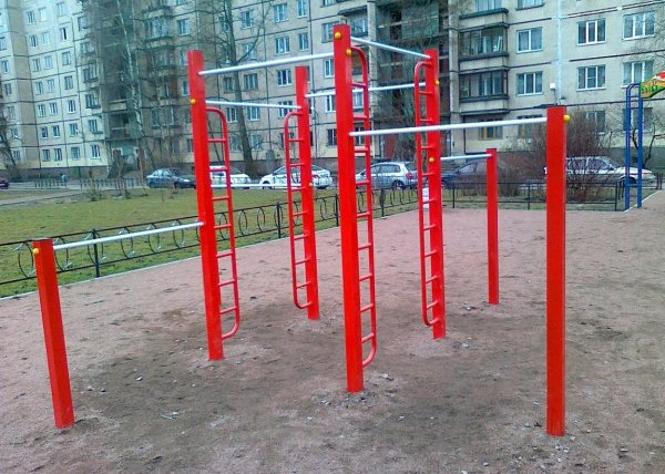 Площадка для воркаута в городе Санкт-Петербург №2072 Средняя Хомуты фото