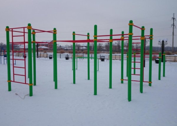 Площадка для воркаута в городе Актюбинск №2620 Средняя Хомуты фото