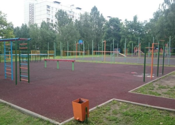 Площадка для воркаута в городе Москва №5269 Средняя Современная фото