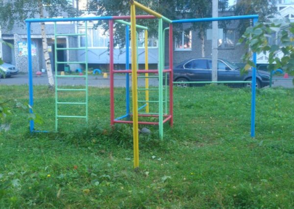 Площадка для воркаута в городе Петрозаводск №4266 Маленькая Советская фото