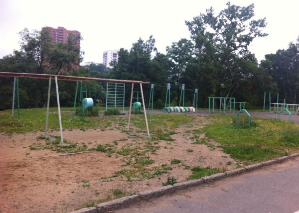 Площадка для воркаута в городе Владивосток №2284 Средняя Советская фото