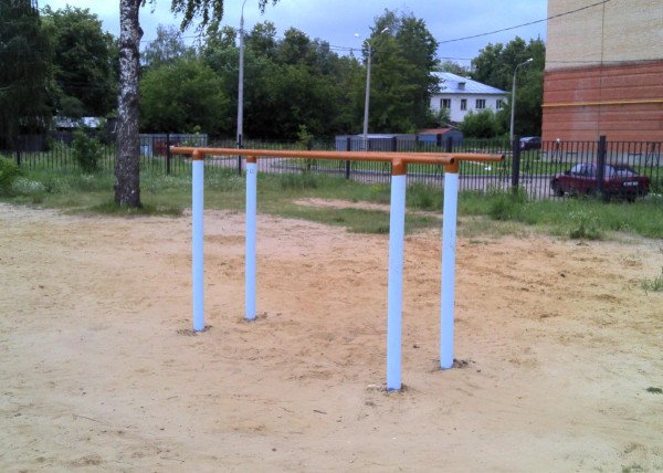 Площадка для воркаута в городе Егорьевск №1010 Средняя Советская фото