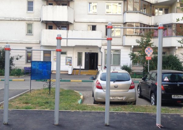 Площадка для воркаута в городе Москва №2395 Маленькая Хомуты фото