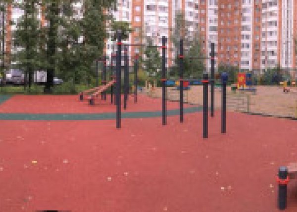 Площадка для воркаута в городе Москва №5472 Средняя Современная фото