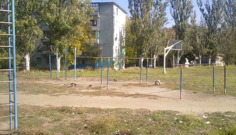 Площадка для воркаута в городе Запорожье №1872 Большая Советская фото