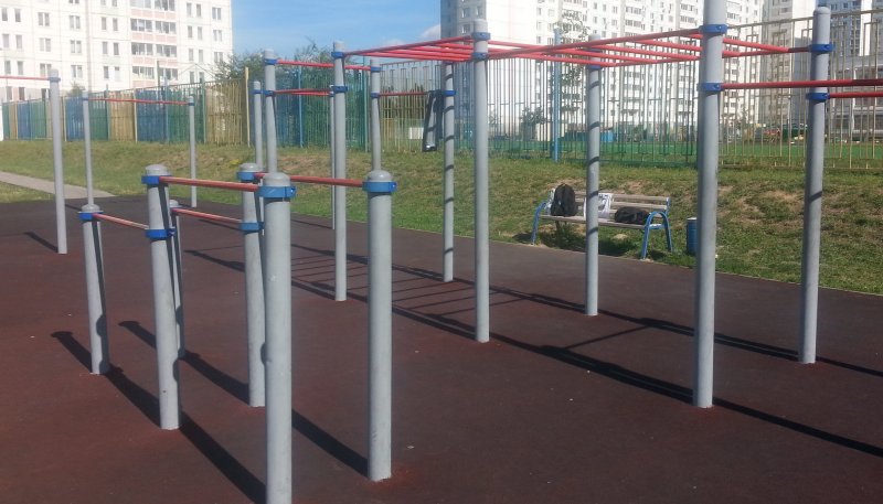 Площадка для воркаута в городе Москва №2424 Средняя Хомуты фото