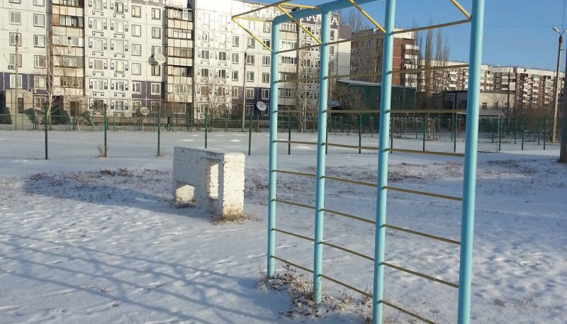 Площадка для воркаута в городе Экибастуз №2592 Средняя Советская фото