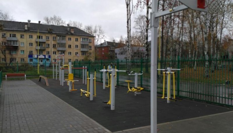 Площадка для воркаута в городе Глазов №5833 Маленькая Хомуты фото