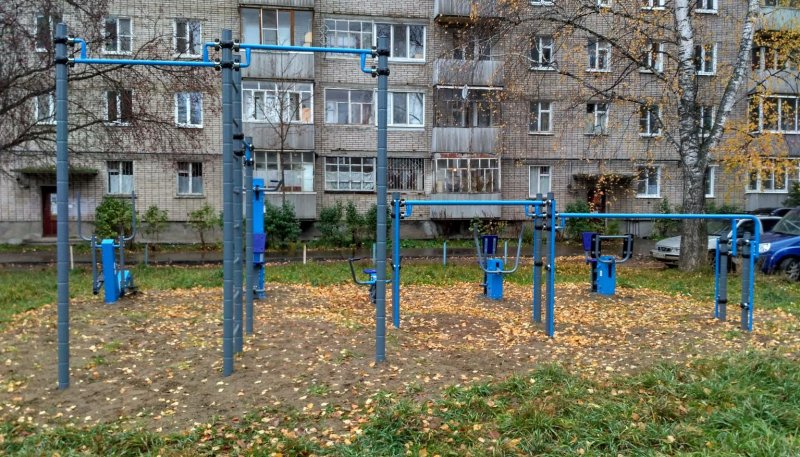 Площадка для воркаута в городе Глазов №5836 Маленькая Хомуты фото