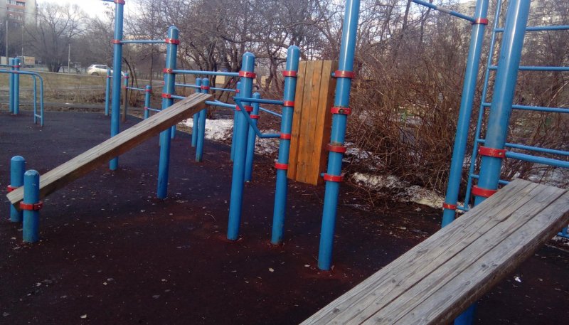Площадка для воркаута в городе Москва №6360 Маленькая Хомуты фото