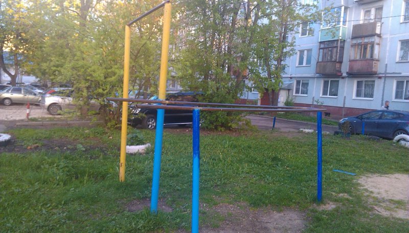 Площадка для воркаута в городе Владимир №6657 Маленькая Советская фото